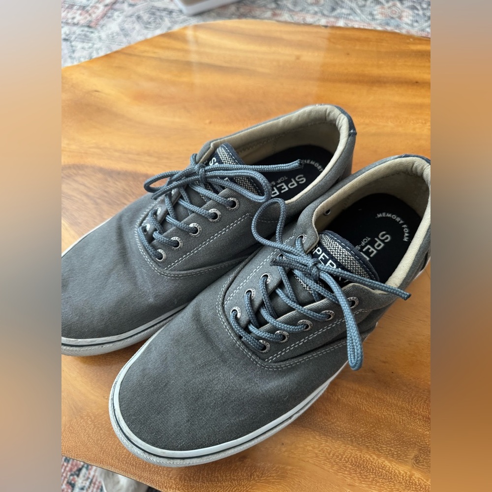 Sperry Men's Top Sider Gray Casual Shoes Size 9
